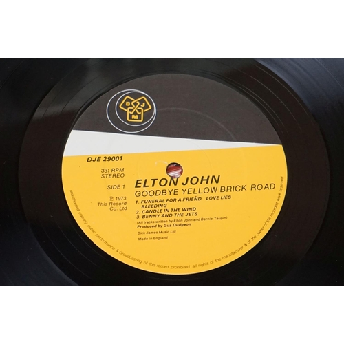 354 - Vinyl - 7 Elton John LPs to include Madman Across The Water, Tumbleweed Connection (booklet attached... 