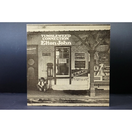 354 - Vinyl - 7 Elton John LPs to include Madman Across The Water, Tumbleweed Connection (booklet attached... 