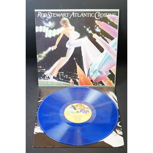 359 - Vinyl - 8 Rod Stewart LPs to include Atlantic Crossing (blue vinyl), Every Picture, A Night On The T... 