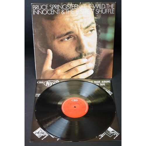 367 - Vinyl - 8 Bruce Springsteen LPs and a box set to include The Wild The Innocent, Born To Run, Darknes... 