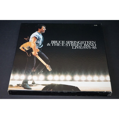 367 - Vinyl - 8 Bruce Springsteen LPs and a box set to include The Wild The Innocent, Born To Run, Darknes... 