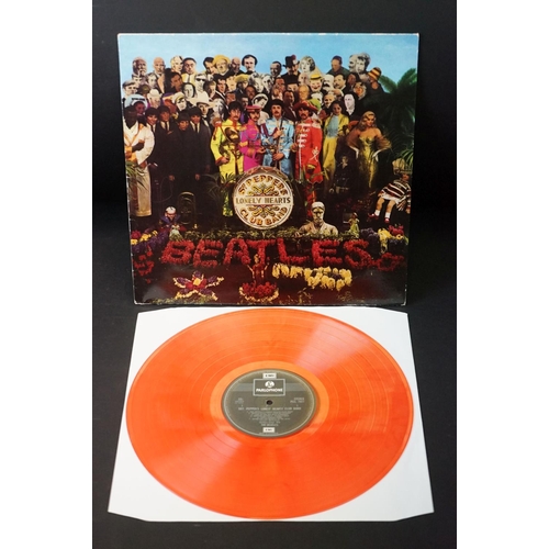 377 - Vinyl - 3 pictured / colour pressings of The Beatles Sgt Pepper to include Australian red vinyl, Can... 