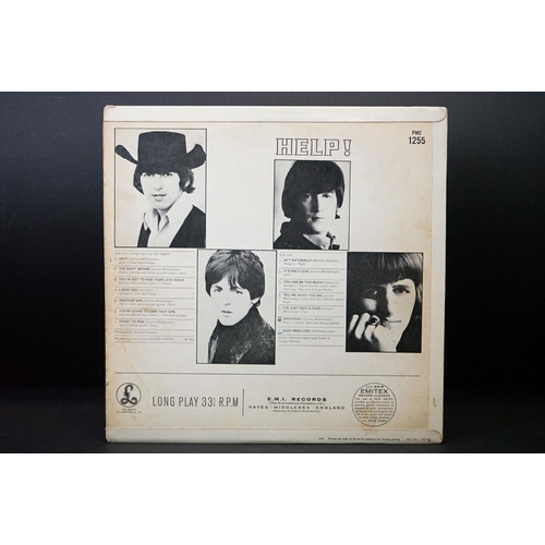 393 - Vinyl - The Beatles Help! (PMC 1255).  The Gramophone Co Ltd and Sold In UK to label, 542 2 / 550 2 ... 