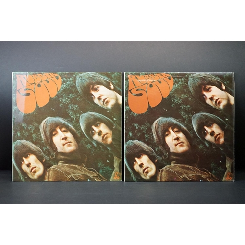 Vinyl - 2 Copies of The Beatles Rubber Soul (PMC 1267 / PCS 3075