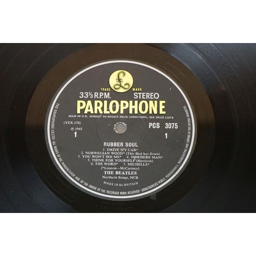 396 - Vinyl - 2 Copies of The Beatles Rubber Soul (PMC 1267 / PCS 3075) mono/stereo.  The Gramophone Co Lt... 