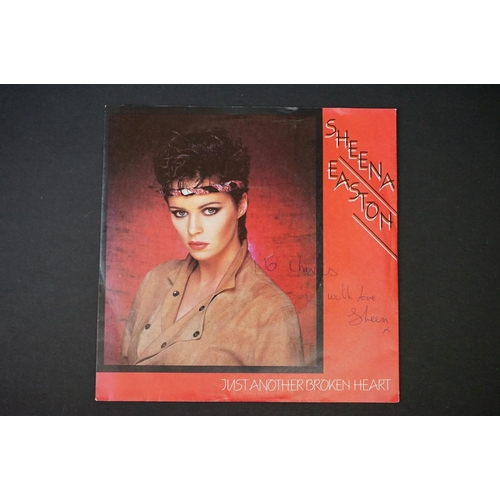 457 - Vinyl / Autographs - 4 UK singles signed by the artists to include: Lene Lovich (signed by Lene Lovi... 