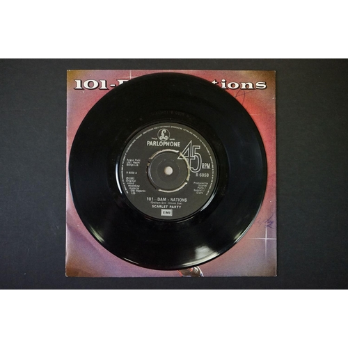 457 - Vinyl / Autographs - 4 UK singles signed by the artists to include: Lene Lovich (signed by Lene Lovi... 