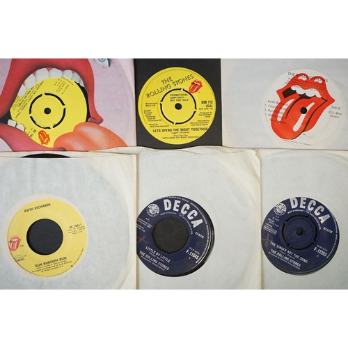 465 - Vinyl - 16 Rolling Stones and related singles spanning their career including promos demos, Limited ... 