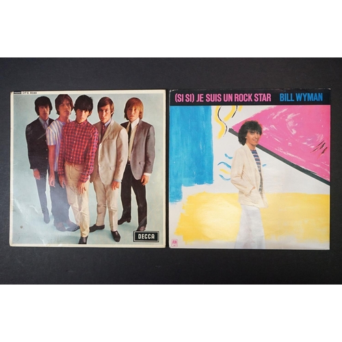 465 - Vinyl - 16 Rolling Stones and related singles spanning their career including promos demos, Limited ... 