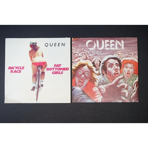 466 - Vinyl - 5 Queen demo promos UK pressing singles to include: Spread You Wings, Bicycle Race, Crazy Li... 