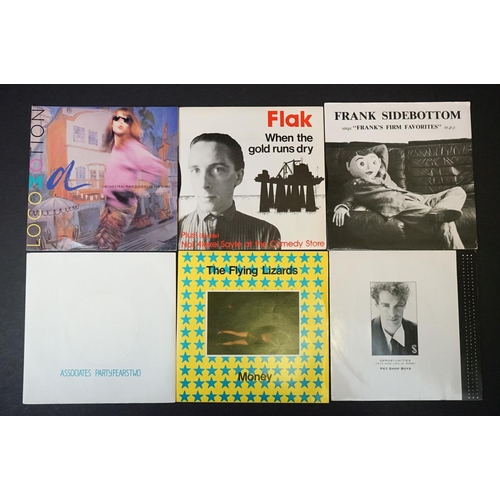 472 - Vinyl - 18 Synth Pop / Electronic 7” singles including demo promo, to include: Frank Sidebottom. Fla... 