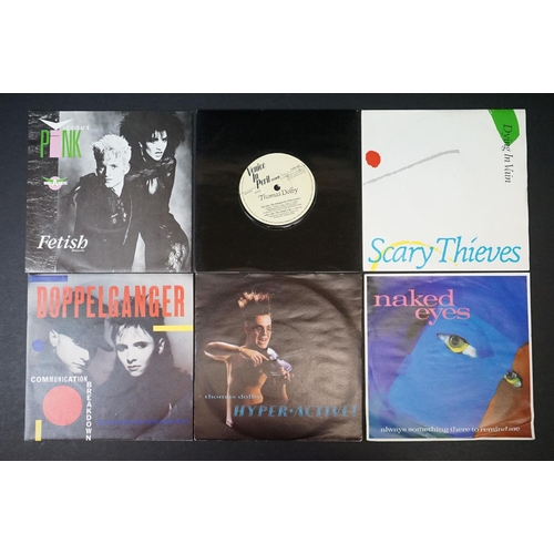 472 - Vinyl - 18 Synth Pop / Electronic 7” singles including demo promo, to include: Frank Sidebottom. Fla... 