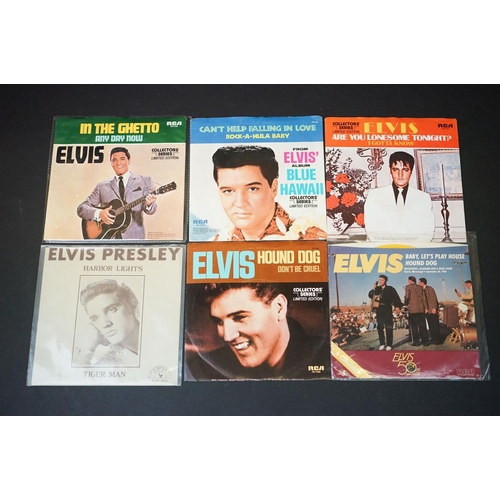 204 - Vinyl - Approximately 80 Elvis Presley US pressing EP’s and 7” singles including original issues, co... 