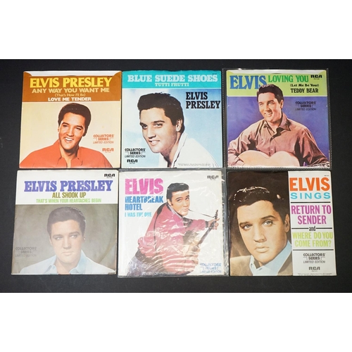 204 - Vinyl - Approximately 80 Elvis Presley US pressing EP’s and 7” singles including original issues, co... 