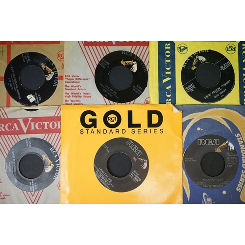 204 - Vinyl - Approximately 80 Elvis Presley US pressing EP’s and 7” singles including original issues, co... 