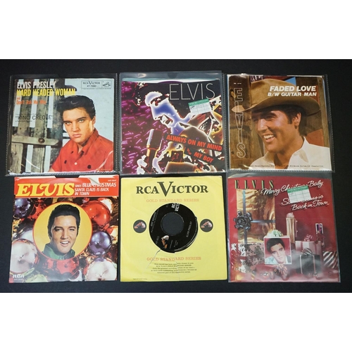 204 - Vinyl - Approximately 80 Elvis Presley US pressing EP’s and 7” singles including original issues, co... 