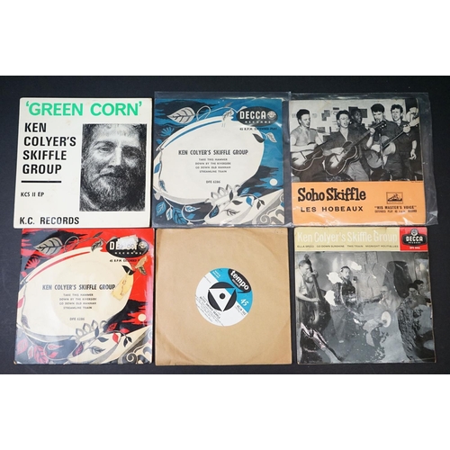 207 - Vinyl - Over 100 Skiffle / Rock ‘N’ Roll EPs and singles to include: Ken Colyer Skiffle Group, Liz W... 