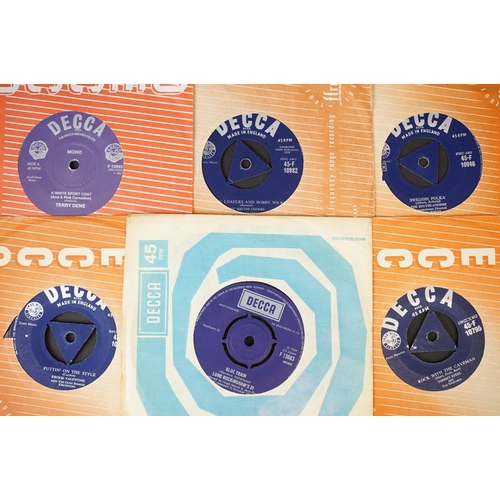 208 - Vinyl - Over 200 7” singles from the late 1950s to early 1960s on Decca Records including many Rocka... 