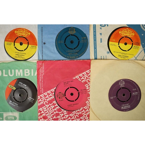 221 - Vinyl - Approximately 300 7” singles on Pyle records and Piccadilly Records including Rock / Rock ‘N... 