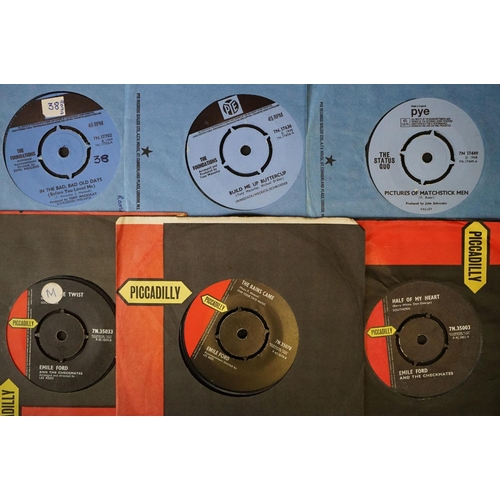 221 - Vinyl - Approximately 300 7” singles on Pyle records and Piccadilly Records including Rock / Rock ‘N... 