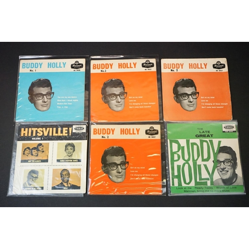 223 - Vinyl - Buddy Holly & The Crickets, 36 EPs and a 10 singles box set, to include mainly original pres... 