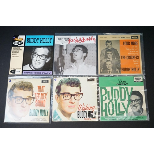 223 - Vinyl - Buddy Holly & The Crickets, 36 EPs and a 10 singles box set, to include mainly original pres... 