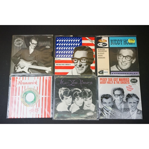 223 - Vinyl - Buddy Holly & The Crickets, 36 EPs and a 10 singles box set, to include mainly original pres... 