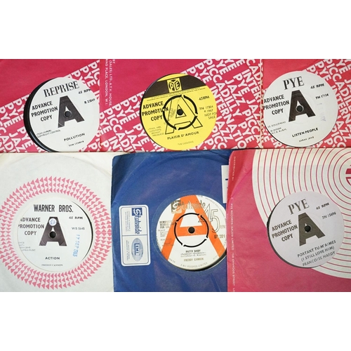 226 - Vinyl - Over 50 late 1950s 1960s demos promos including test pressings one sided promo only issues a... 