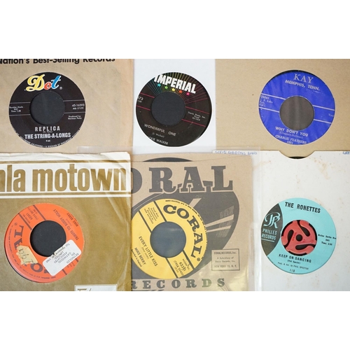 229 - Vinyl - Over 200 US pressing 7” singles including many Rockabilly, Rock ‘N’ Roll singles, demos prom... 