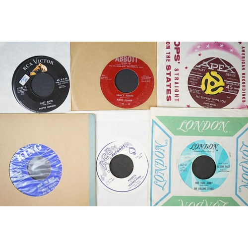 229 - Vinyl - Over 200 US pressing 7” singles including many Rockabilly, Rock ‘N’ Roll singles, demos prom... 