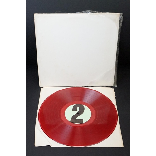 278 - Vinyl - 5 Beatles LPs to include Yellow Matter Custard original Trademark Of Quality red vinyl issue... 