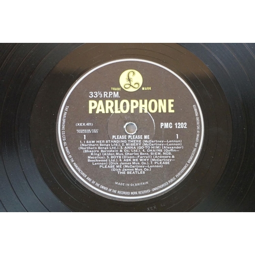 288 - Vinyl - 2 The Beatles LPs to include Please Please Me (PMC 1202) and With The Beatles (PMC 1206), bo... 