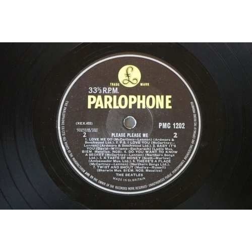 288 - Vinyl - 2 The Beatles LPs to include Please Please Me (PMC 1202) and With The Beatles (PMC 1206), bo... 