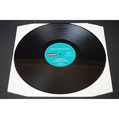 501 - Vinyl - Oasis Definitely Maybe original UK pressing on Creation Records CRE LP 169.  Gatefold sleeve... 