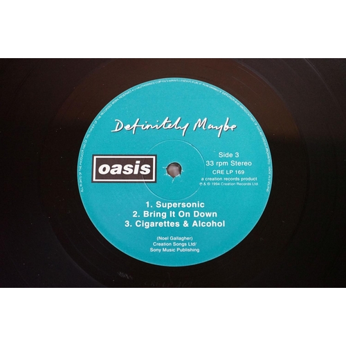 501 - Vinyl - Oasis Definitely Maybe original UK pressing on Creation Records CRE LP 169.  Gatefold sleeve... 