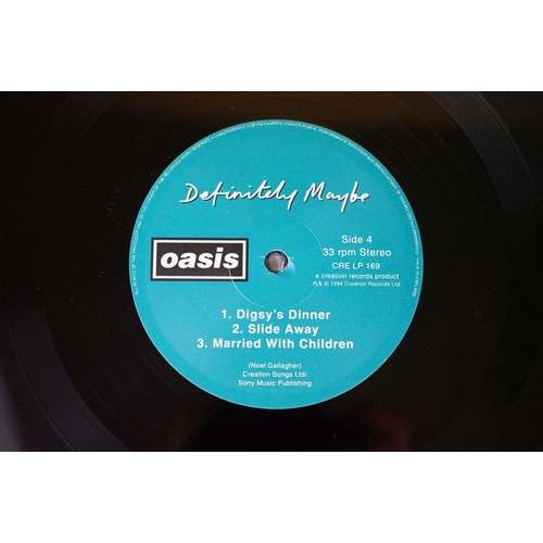 501 - Vinyl - Oasis Definitely Maybe original UK pressing on Creation Records CRE LP 169.  Gatefold sleeve... 