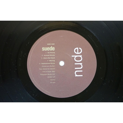 506 - Vinyl - Suede self titled LP on Nude (NUDE 1LP).  Sleeve Ex-, Vinyl Ex