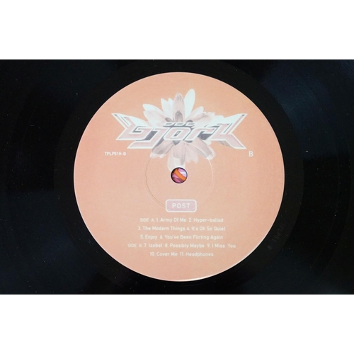 508 - Vinyl - Bjork Post LP (TPLP51).  Small price sticker to front sleeve otherwise Ex / Ex