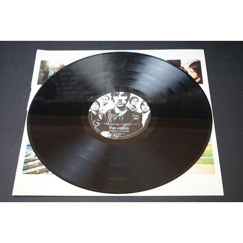 516 - Vinyl - The Verve Urban Hymns LP on Hut Records HUTLP 45, band pics on labels and with rim text.  Sl... 