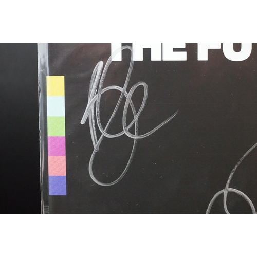 521 - Vinyl & Autograph - The Futureheads Powers LP on Nul Records PWRSVBLK. Signed to front by all four m... 