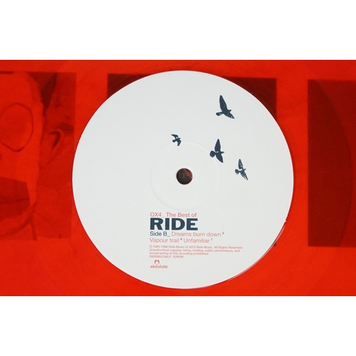 533 - Vinyl - Ride OX4_The Best Of Ride on Ride Music – RIDEMSC06LP.  Limited edition double LP on red vin... 