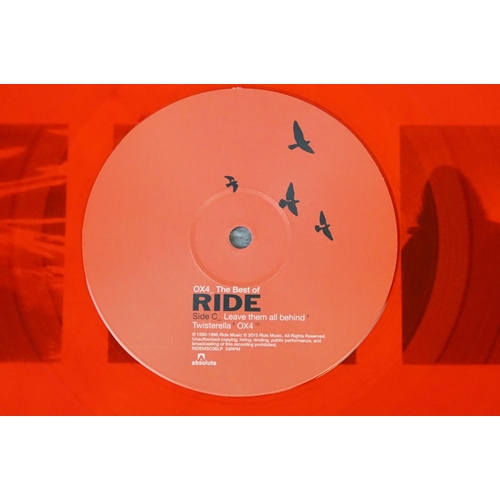 533 - Vinyl - Ride OX4_The Best Of Ride on Ride Music – RIDEMSC06LP.  Limited edition double LP on red vin... 