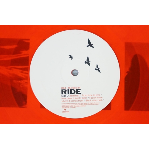 533 - Vinyl - Ride OX4_The Best Of Ride on Ride Music – RIDEMSC06LP.  Limited edition double LP on red vin... 