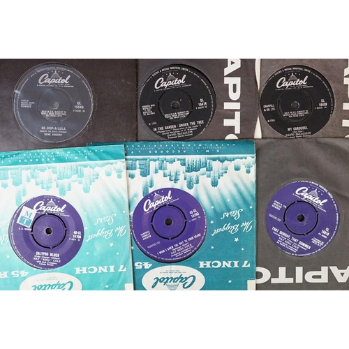 233 - Vinyl - Over 100 7” singles on Capitol Records including Rock ’N’ Roll / Beat and Pop, to include: G... 