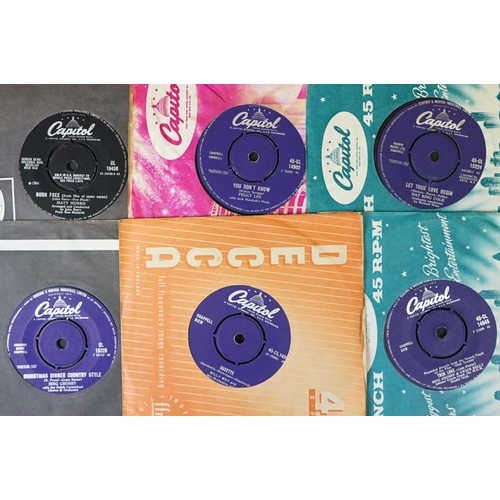 233 - Vinyl - Over 100 7” singles on Capitol Records including Rock ’N’ Roll / Beat and Pop, to include: G... 