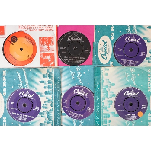 233 - Vinyl - Over 100 7” singles on Capitol Records including Rock ’N’ Roll / Beat and Pop, to include: G... 