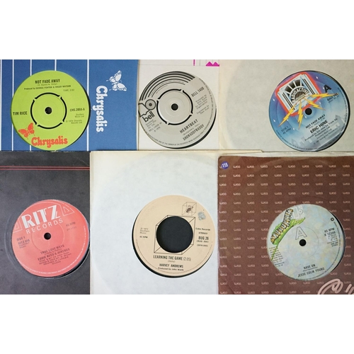 235 - Vinyl - Over 200 1970s and 1980s pressing 7” singles including Rock / New Wave / Rock ’N’ Roll / Bea... 