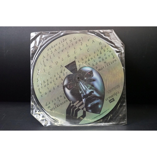 331 - Vinyl - 5 Marillion picture discs / shaped discs to include: Fugazi (album P/S factory sample), Kayl... 