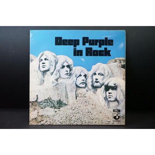 333 - Vinyl - 2 Deep Purple LPs to include In Rock (Harvest SHVL 777) The Gramophone Co Ltd to rim, No EMI... 