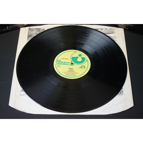 333 - Vinyl - 2 Deep Purple LPs to include In Rock (Harvest SHVL 777) The Gramophone Co Ltd to rim, No EMI... 